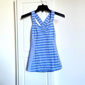 lululemon tank racerback stripe